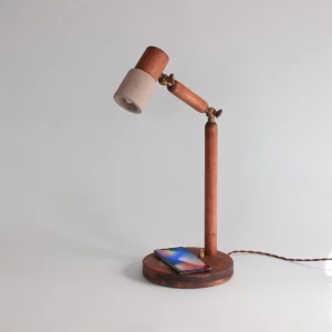 telefon şarjlı masa lambası